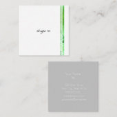 Platz, 2,5 Zoll x 2,5" Visitenkarte (Vorne/Hinten)