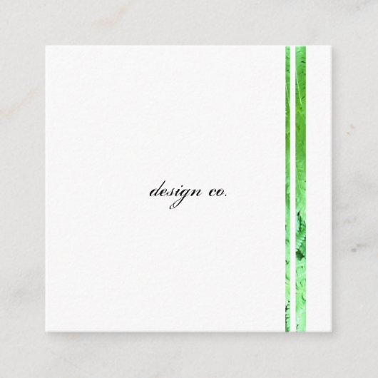 Platz, 2,5 Zoll x 2,5" Visitenkarte (Vorderseite)