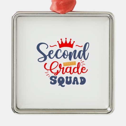 Platz 2 ornament aus metall (Vorne)