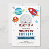 Platz 3 zum Geburtstag Einladung (Vorderseite)