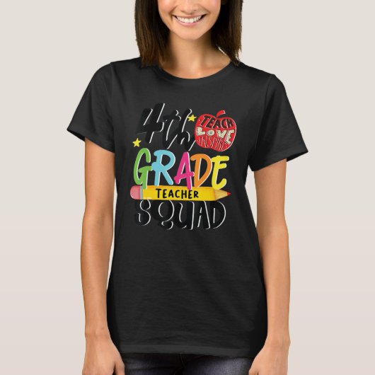 Platz 4 der vierten Klasse T-Shirt (Vorderseite)