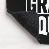 Platz 6 (6. Klasse - Weißer Text) Mousepad (Ecke)