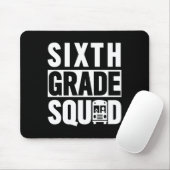 Platz 6 (6. Klasse - Weißer Text) Mousepad (Mit Mouse)