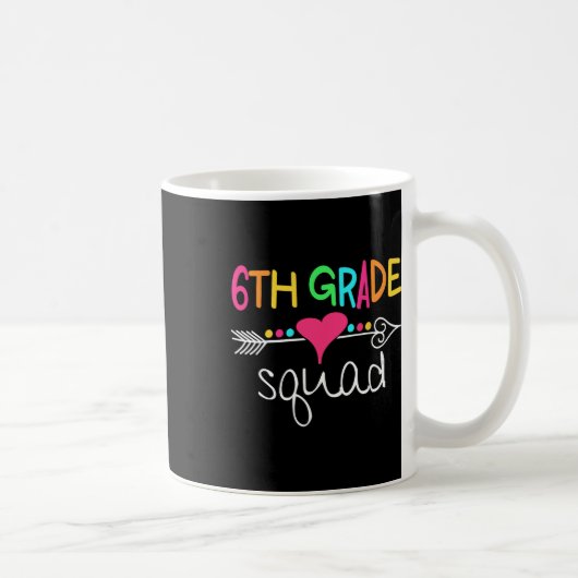 Platz 6 des sechsten Lehrerteams Kaffeetasse (Rechts)
