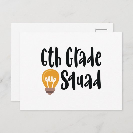 Platz 6 postkarte (Vorne/Hinten)