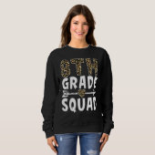 Platz 8 der Achten Klasse Lehrer Student Sweatshirt (Vorne ganz)