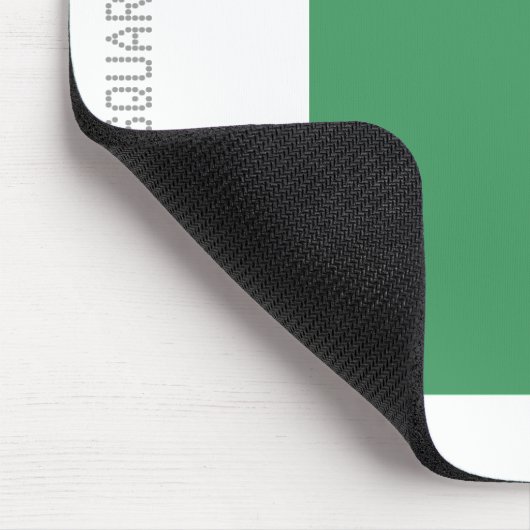 Platz - Army Green und White Mousepad (Ecke)