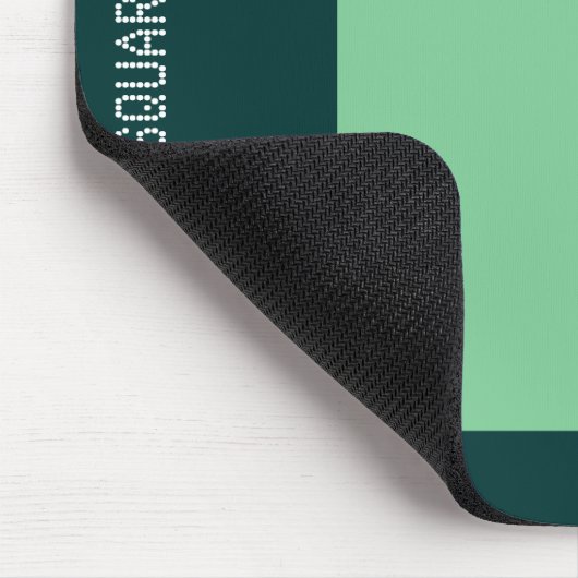 Platz: ausgeblendet grün und dunkelgrün mousepad (Ecke)