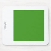Platz: Avocado Green und White Mousepad (Vorne)