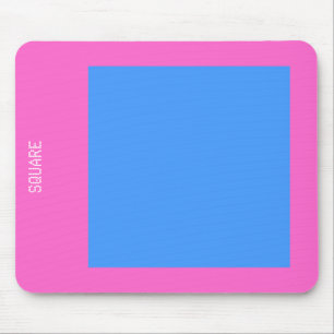 Platz - Baby Blue und Pink Mousepad
