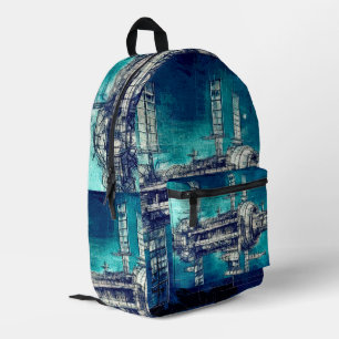 Platz Bedruckter Rucksack