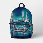 Platz Bedruckter Rucksack (Vorderseite)