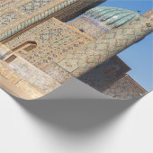 Platz bei Sonnenuntergang - Samarkand, Usbekistan Geschenkpapier (Ecke)