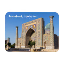 Platz bei Sonnenuntergang - Samarkand, Usbekistan