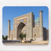 Platz bei Sonnenuntergang - Samarkand, Usbekistan Mousepad (Vorne)