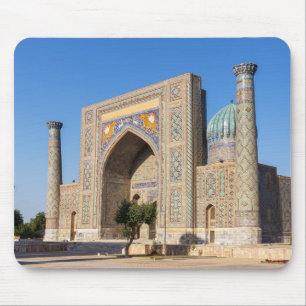 Platz bei Sonnenuntergang - Samarkand, Usbekistan Mousepad