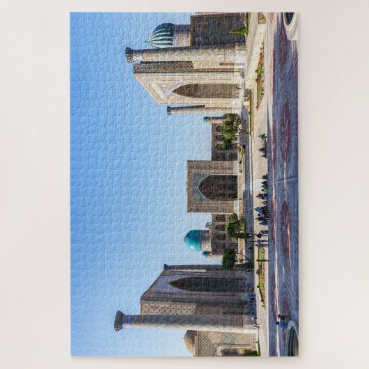 Platz bei Sonnenuntergang - Samarkand, Usbekistan Puzzle (Vertikal)