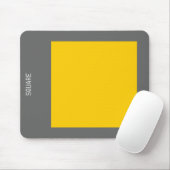 Platz - Bernstein und Grau Mousepad (Mit Mouse)