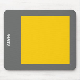 Platz - Bernstein und Grau Mousepad