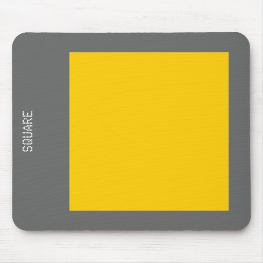 Platz - Bernstein und Grau Mousepad (Vorne)