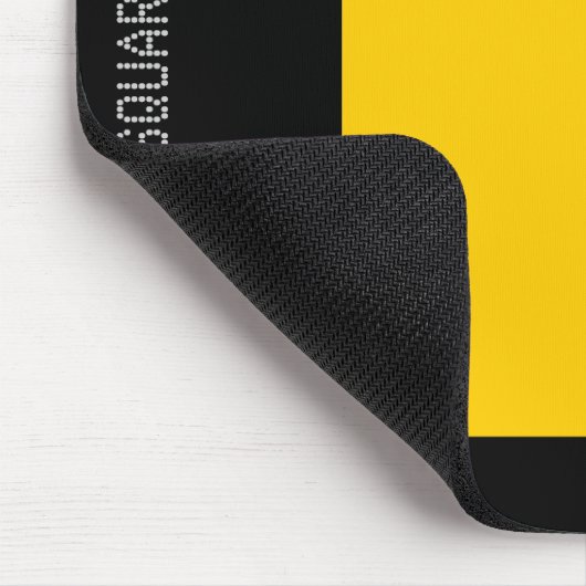 Platz - Bernstein und Schwarz Mousepad (Ecke)