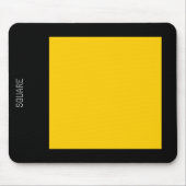 Platz - Bernstein und Schwarz Mousepad (Vorne)