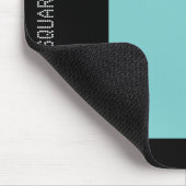 Platz: Blau grün und schwarz Mousepad (Ecke)