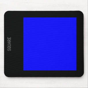 Platz - Blau und Schwarz Mousepad