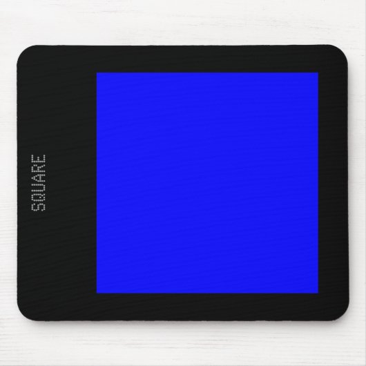 Platz - Blau und Schwarz Mousepad (Vorne)