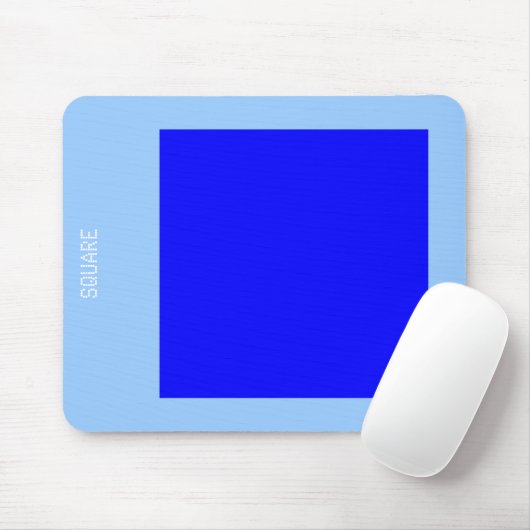Platz - Blaue Schatten Mousepad (Mit Mouse)