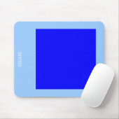 Platz - Blaue Schatten Mousepad (Mit Mouse)