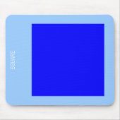 Platz - Blaue Schatten Mousepad (Vorne)