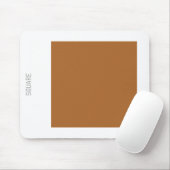 Platz - braun auf Weiß Mousepad (Mit Mouse)