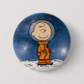 PLATZ | Charlie Brown Astronaut Button (Vorderseite)