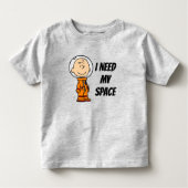 PLATZ | Charlie Brown Astronaut Kleinkind T-shirt (Vorderseite)