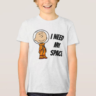 PLATZ Charlie Brown Astronaut Tri-Blend Shirt