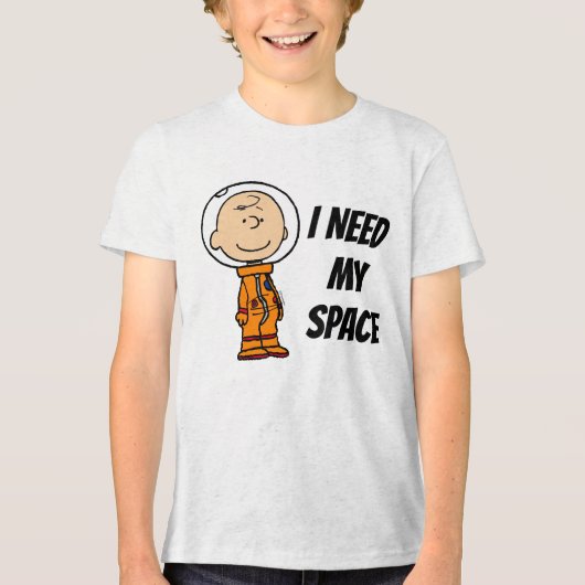 PLATZ | Charlie Brown Astronaut Tri-Blend Shirt (Vorderseite)