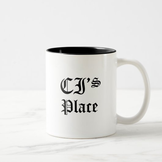 Platz Ci Zweifarbige Tasse (Rechts)