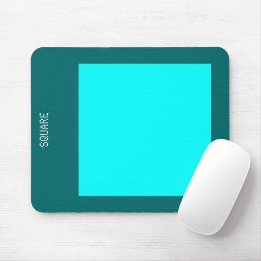 Platz - Cyan und Moss Green Mousepad (Mit Mouse)