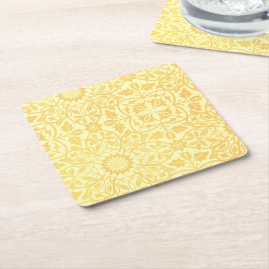 Platz-Decken-Papier William Morriss St James Rechteckiger Pappuntersetzer (angewinkelt)