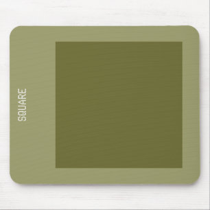 Platz: Deep Olive und Khaki Mousepad