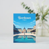 Platz der Börse Frankreich Postkarte (Stehend Vorderseite)