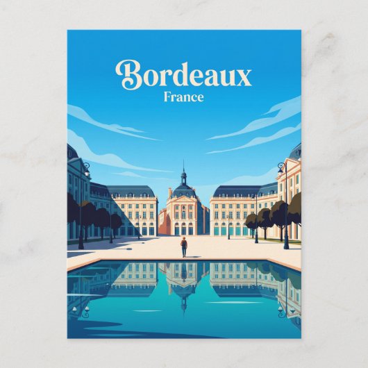Platz der Börse Frankreich Postkarte (Vorderseite)