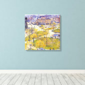 Platz der Gewerkschaft im Frühjahr von Frederick C Leinwanddruck (Insitu (Holzboden))