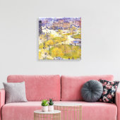 Platz der Gewerkschaft im Frühjahr von Frederick C Leinwanddruck (Insitu (Wohnzimmer))