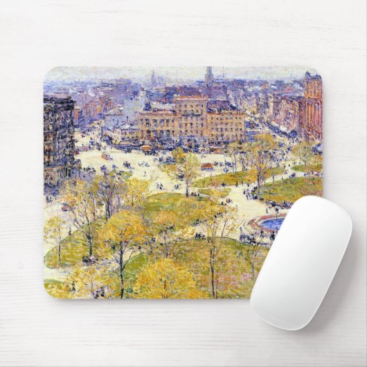 Platz der Gewerkschaft im Frühjahr von Frederick C Mousepad (Mit Mouse)