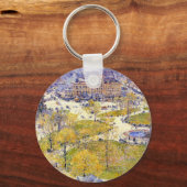 Platz der Gewerkschaft im Frühjahr von Frederick C Schlüsselanhänger (Vorderseite)