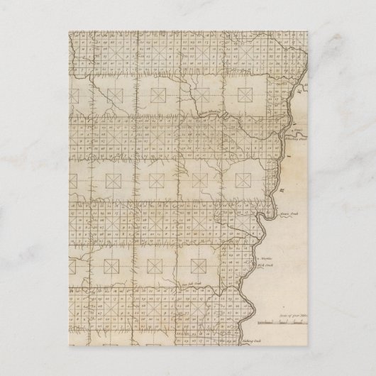 Platz der sieben Ränder von Townships Postkarte (Vorderseite)