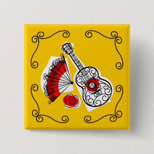 Platz der spanischen Souvenirs Ecke Button