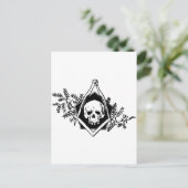 Platz der Sterblichkeit und Kompasse Postkarte (Stehend Vorderseite)